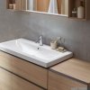 Geberit iCon Umywalka ścienna z otworem na baterię z przelewem 75x48,5 cm 124075000